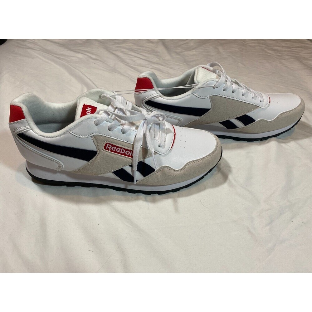Size 10.5 - Reebok Classic Harman Run White/Khaki/Peacoat